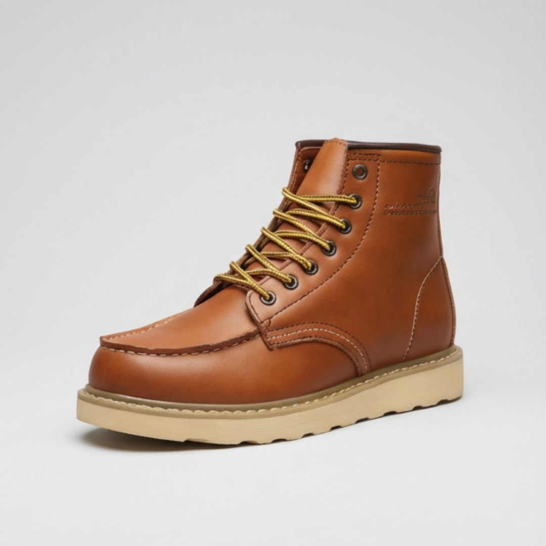 Fur Lined Lace Up Ankle Boots For Men | Theron