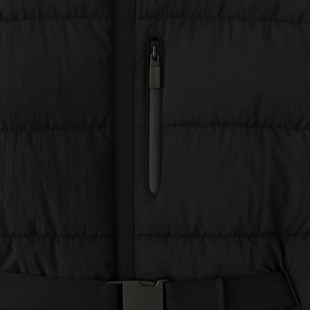 Belted Hooded Quilted Puffer Jacket For Women | Nyrelle