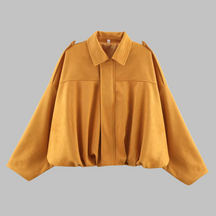 Loose Fit Military Style Jacket For Women | Calystrine