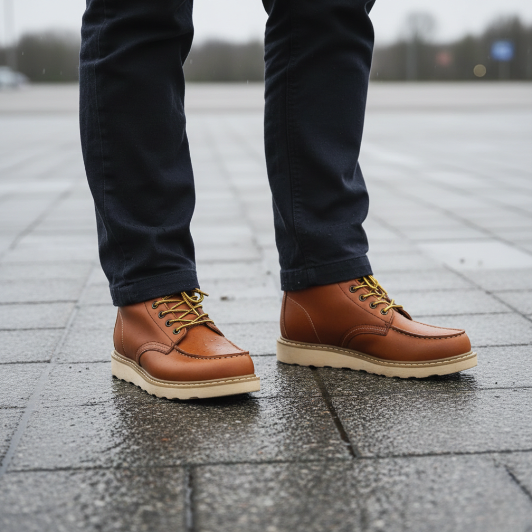 Fur Lined Lace Up Ankle Boots For Men | Theron