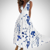 Timeless Floral Long Dress For Women | Elarisse