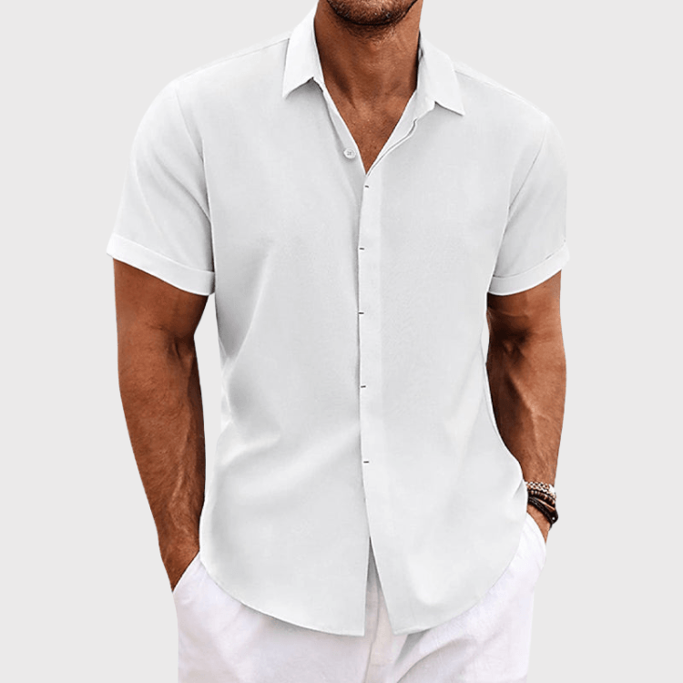 Classic Short-Sleeve Button Shirt For Men | Harrison