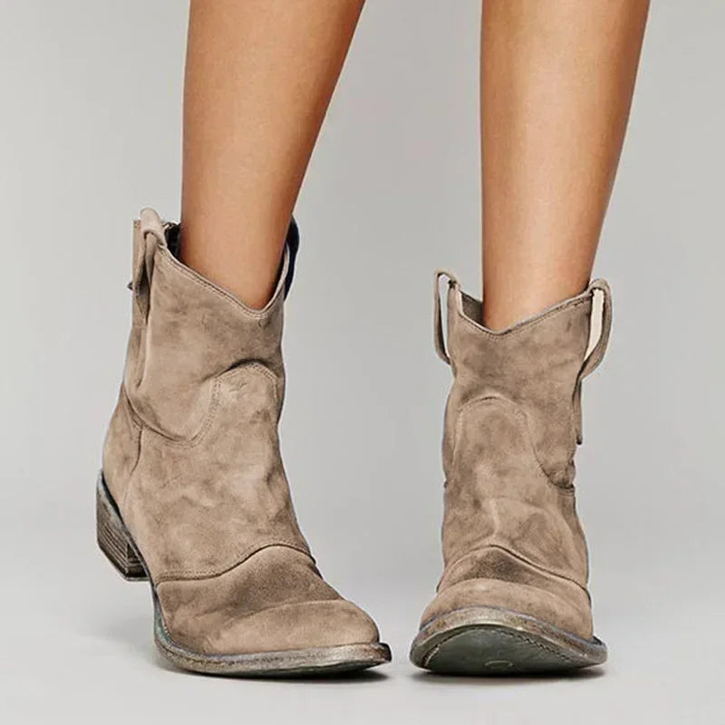 Vintage Western Ankle Boots For Women | Jill