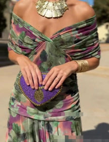 Off Shoulder Elegant Dress For Women | Roselise