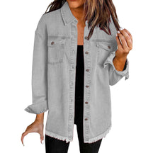Relaxed Fit Denim Jacket For Women | Kalinda