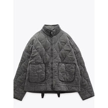 Quilted Zip Front Jacket For Women | Mirelda