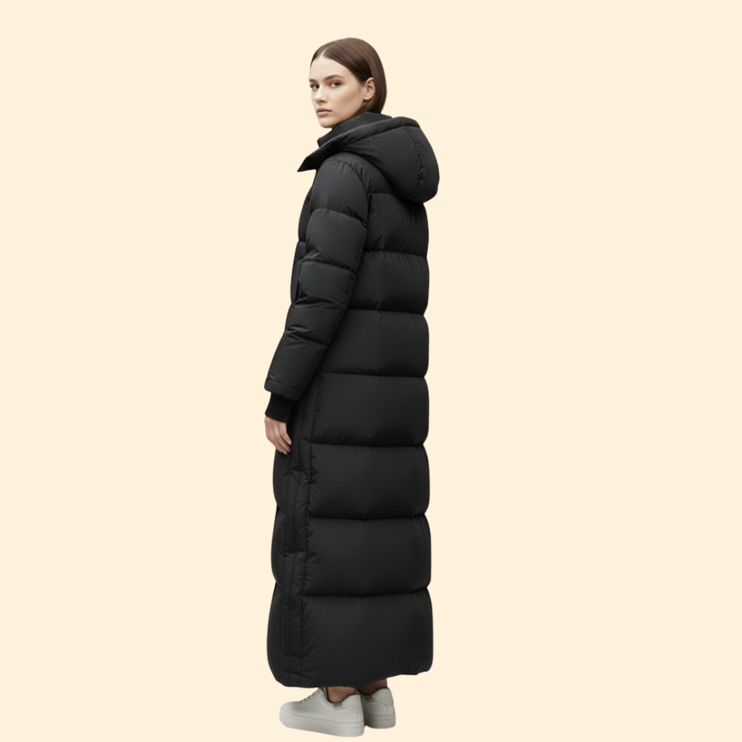 Long Hooded Padded Parka For Women | Ariela