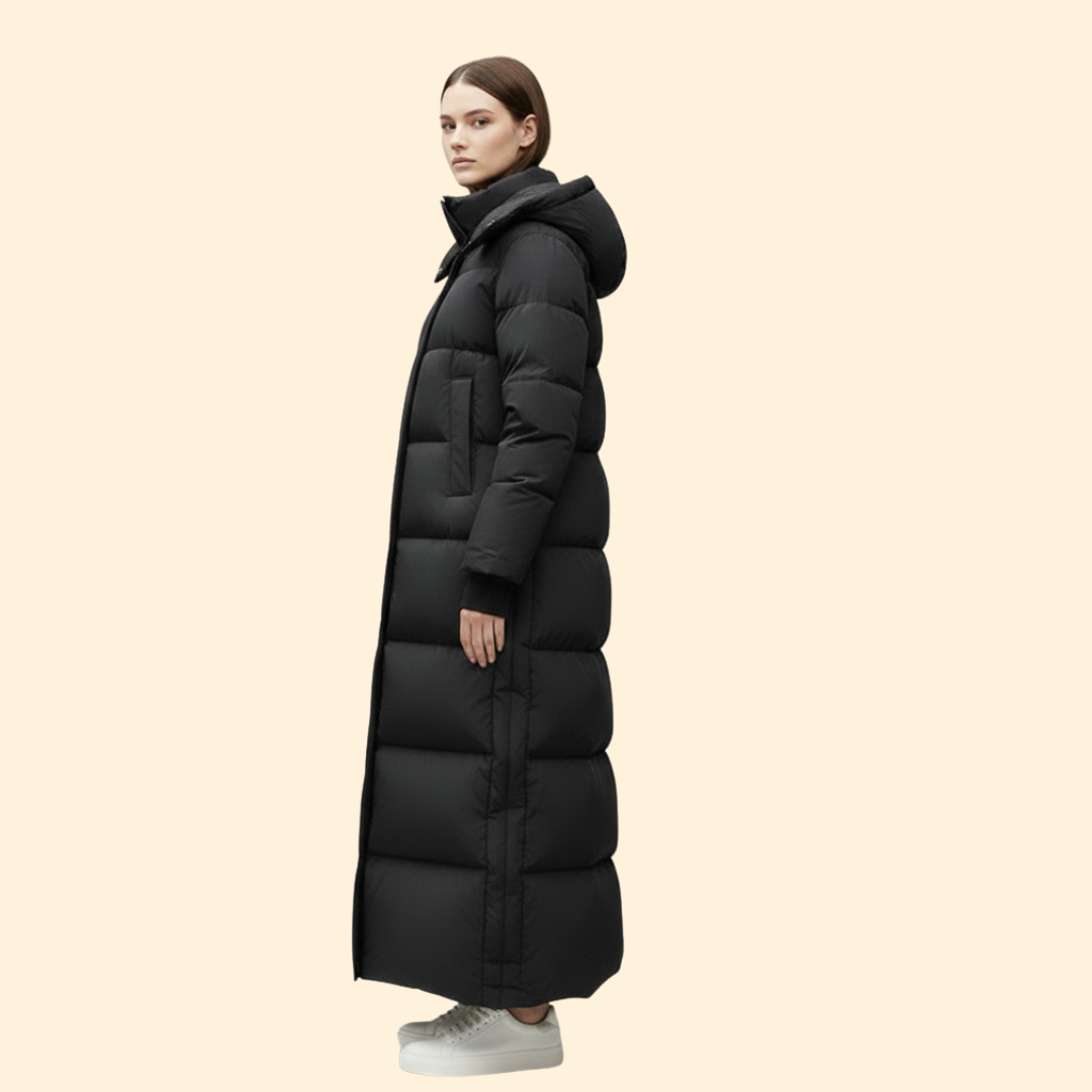 Long Hooded Padded Parka For Women | Ariela