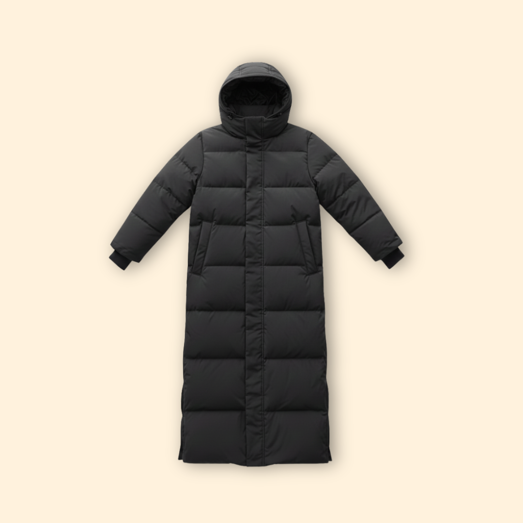 Long Hooded Padded Parka For Women | Ariela