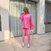 Long Sleeve Sweatshirt And Trousers Set For Women | Naomi