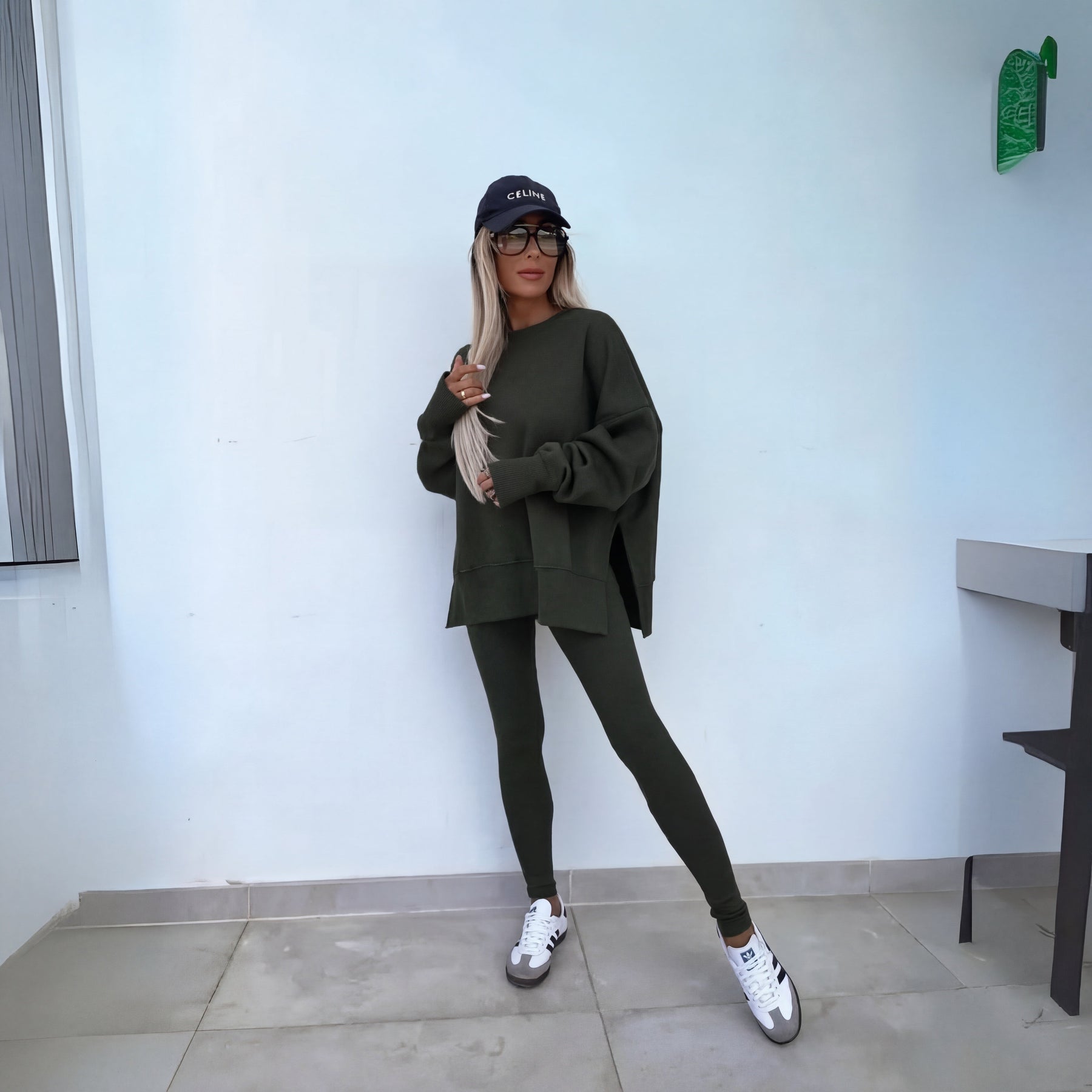 Long Sleeve Sweatshirt And Trousers Set For Women | Naomi