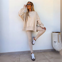 Long Sleeve Sweatshirt And Trousers Set For Women | Naomi