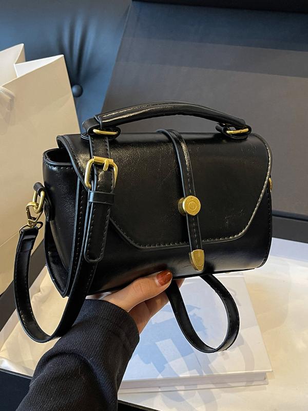 Trendy Contrast Stitching Small Square Shoulder Bag For Women | Liorenna