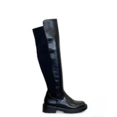 Stretch Wide Fit Knee High Boots For Women | Valerine