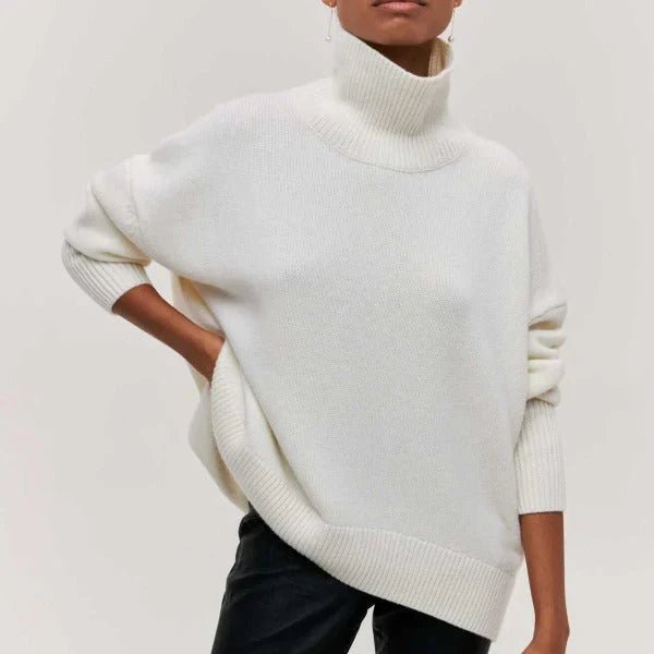 Oversized High Neck Sweater for Women | Isolde