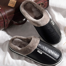 Lined Slip On Indoor Slippers For Men | Alaric