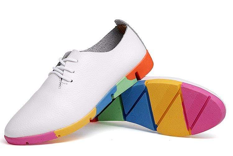 Colour Block Lace Up Shoes For Women | Cecille