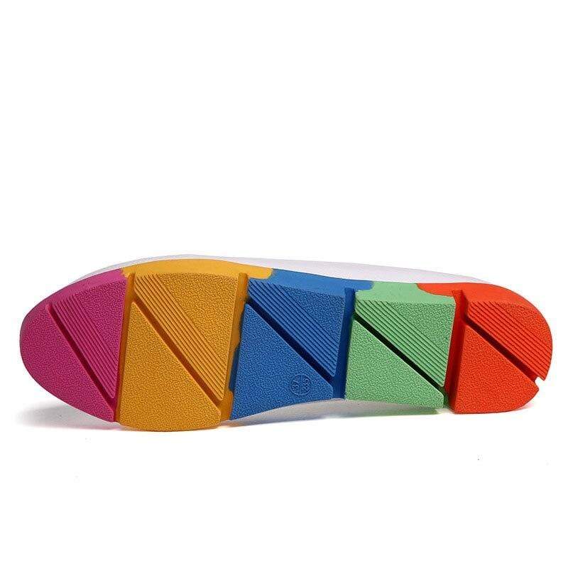 Colour Block Lace Up Shoes For Women | Cecille