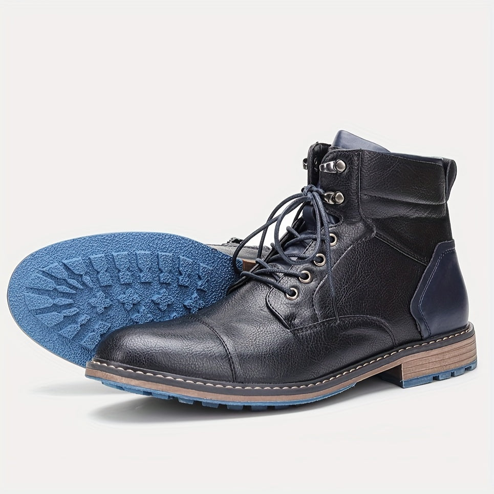 Heritage Brogue Lace Up Boots For Men | Drew