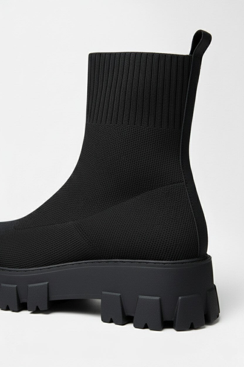 Chunky Sole Pull On Ankle Boots For Women | Virella