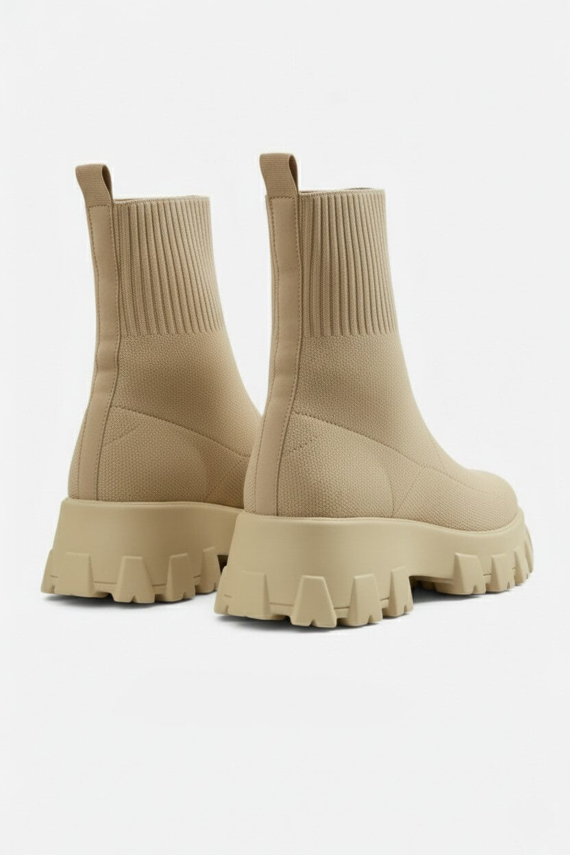 Chunky Sole Pull On Ankle Boots For Women | Virella