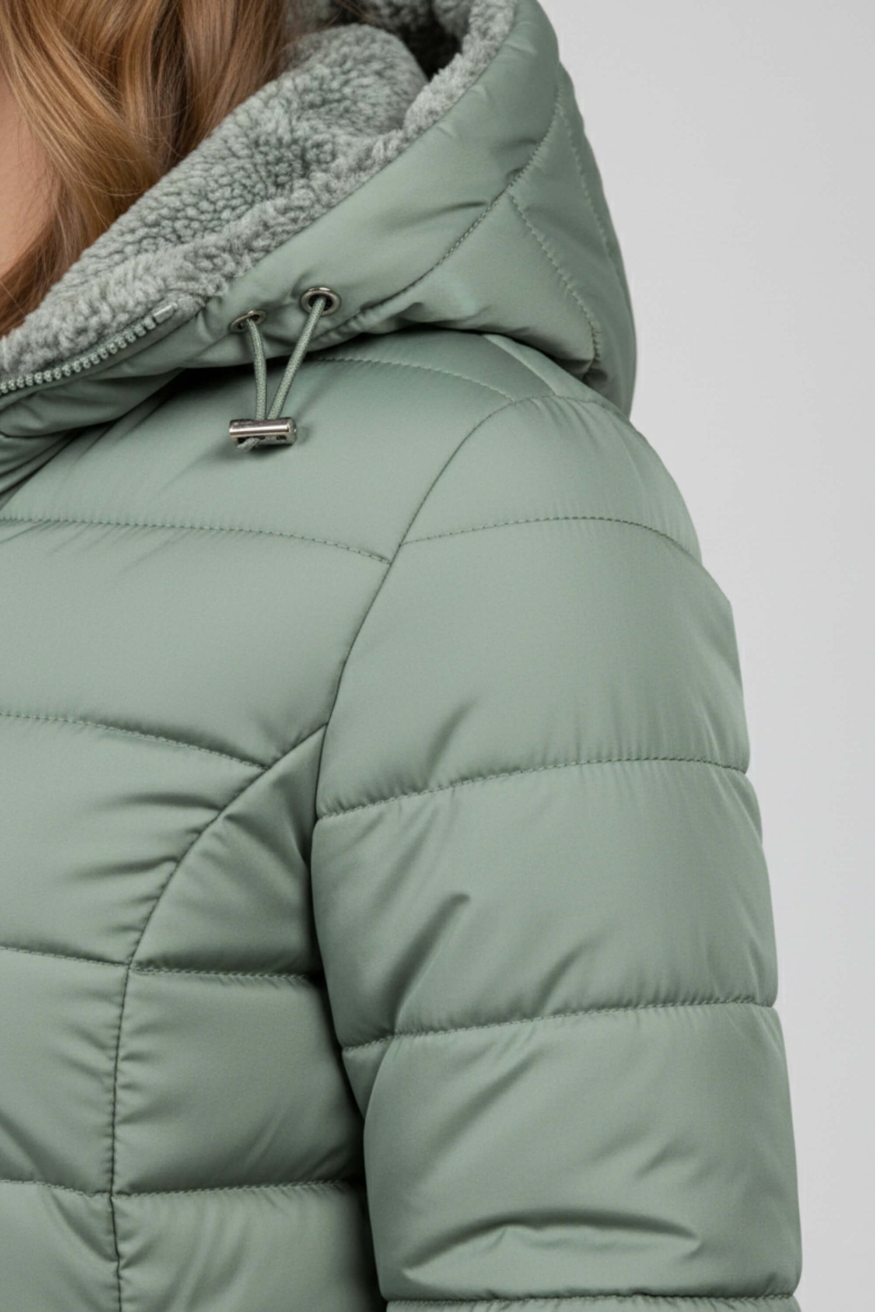 Long Hooded Quilted Puffer Coat For Women | Ravelle