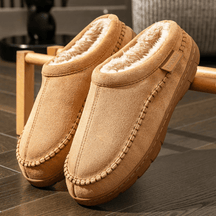 Lined Moccasin Style Slippers For Men | Coren