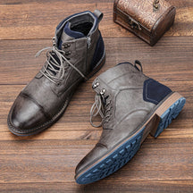 Heritage Brogue Lace Up Boots For Men | Drew