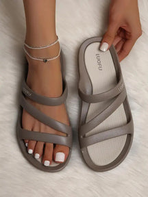 Everyday Comfort Slip On Sandals For Women | Elaraine