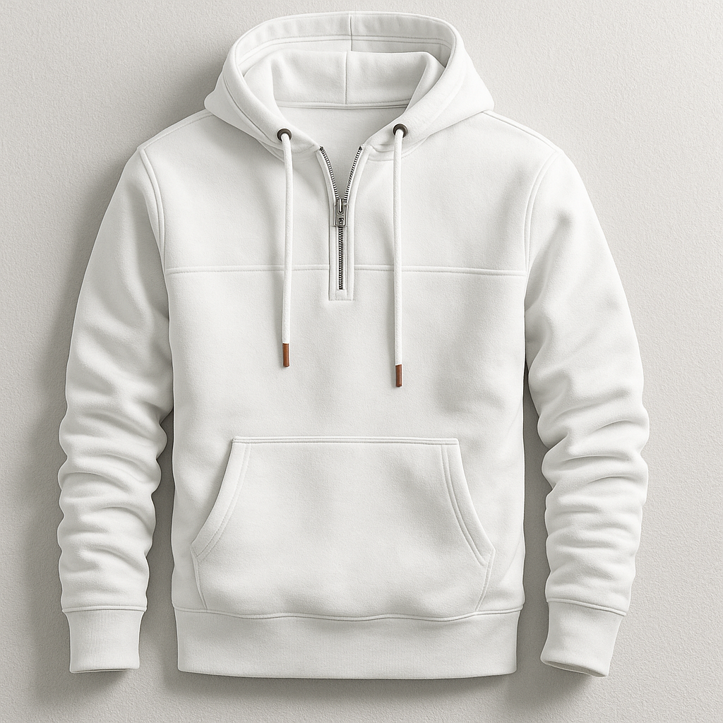 Quarter Zip Hooded Sweatshirt for Men | Nolan