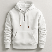 Quarter Zip Hooded Sweatshirt for Men | Nolan