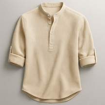 Textured Henley Shirt For Men | Caleb