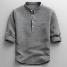 Textured Henley Shirt For Men | Caleb