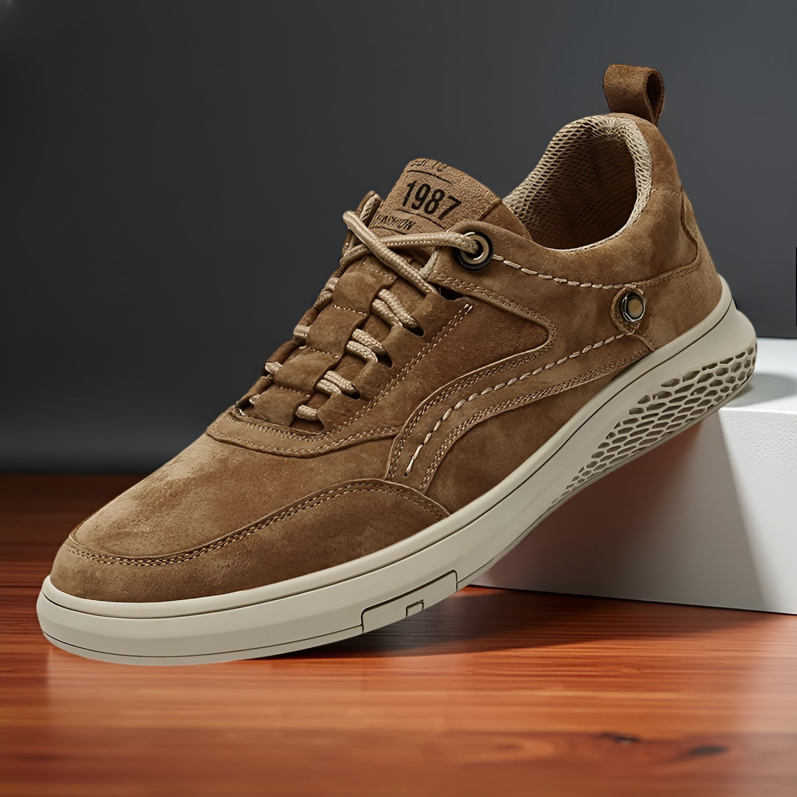 Textured Lace Up Sneakers For Men | Ardent