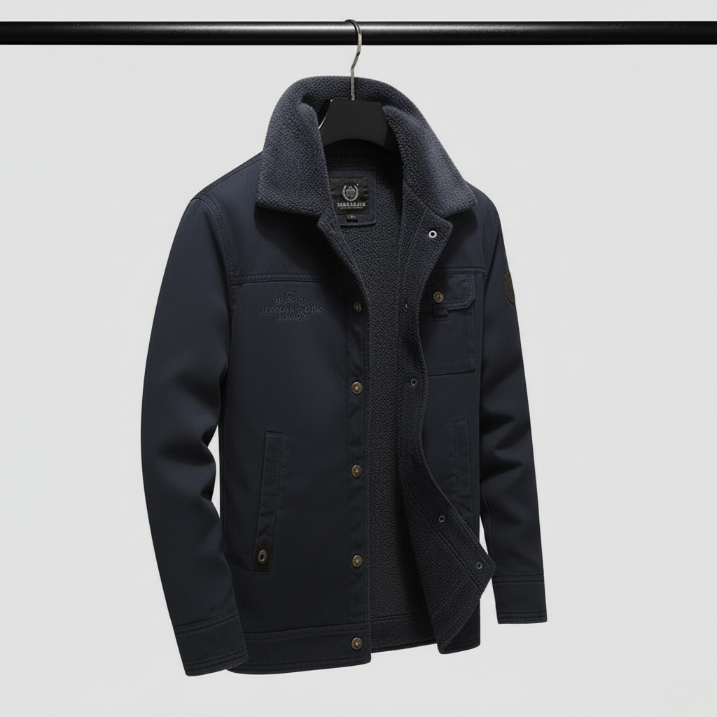 Utility Button Front Jacket for Men | Harrison