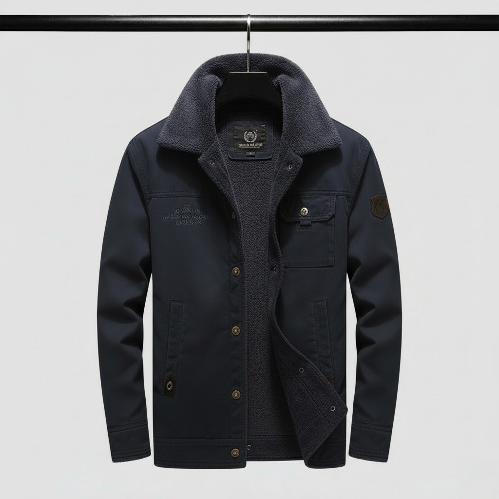 Utility Button Front Jacket for Men | Harrison