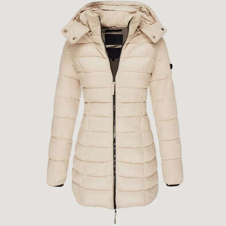 Long Hooded Jacket For Women | Brielle