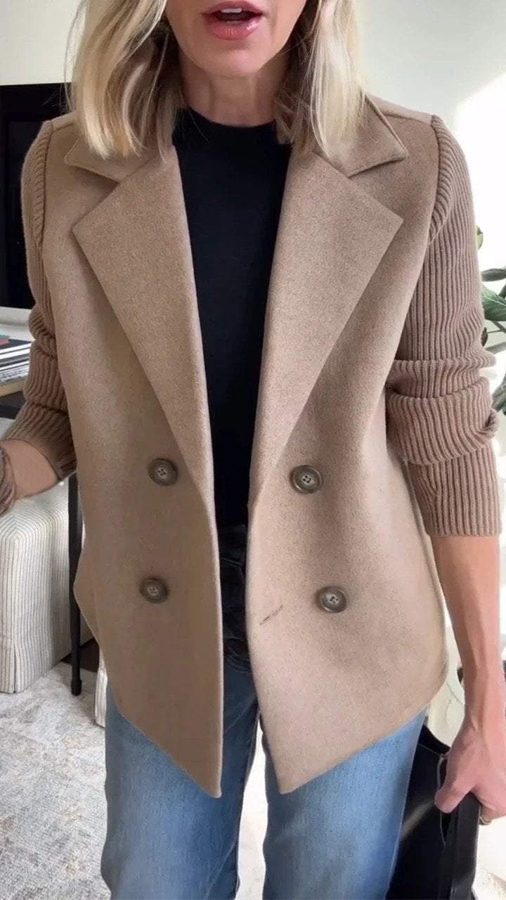 Relaxed Casual Blazer Coat For Women | Elira