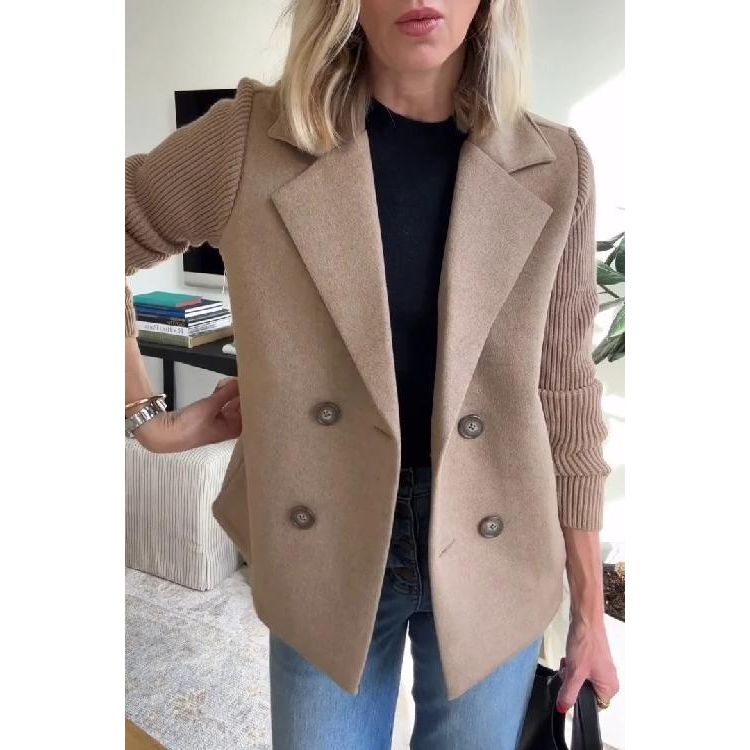Casual Double Breasted Blazer For Women | Alessandra