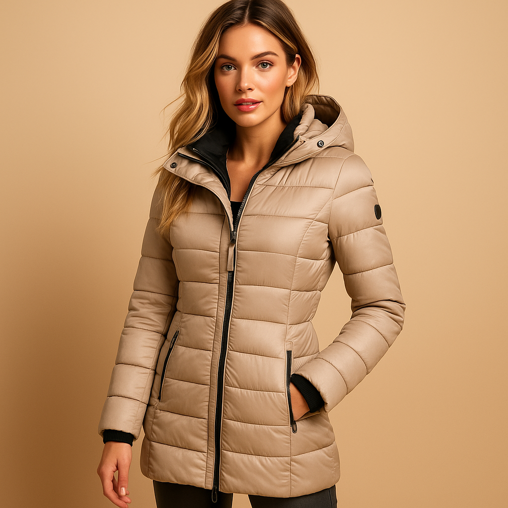 Lightweight Quilted Hooded Jacket For Women | Serelune