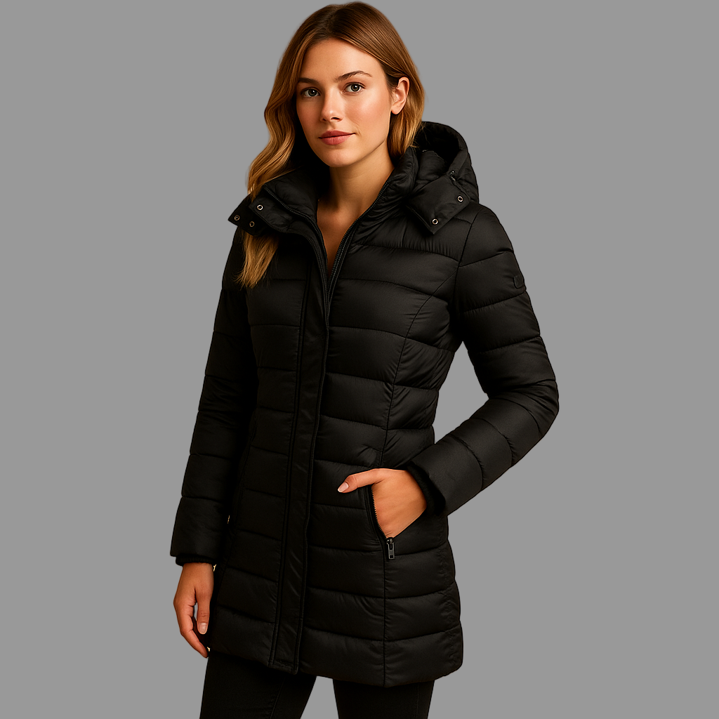 Lightweight Quilted Hooded Jacket For Women | Serelune
