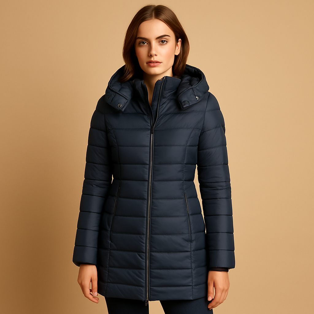 Lightweight Quilted Hooded Jacket For Women | Serelune