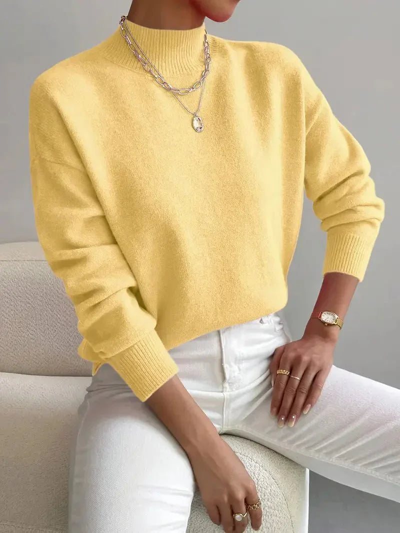 Classic Roll Neck Sweater For Women | Elaine