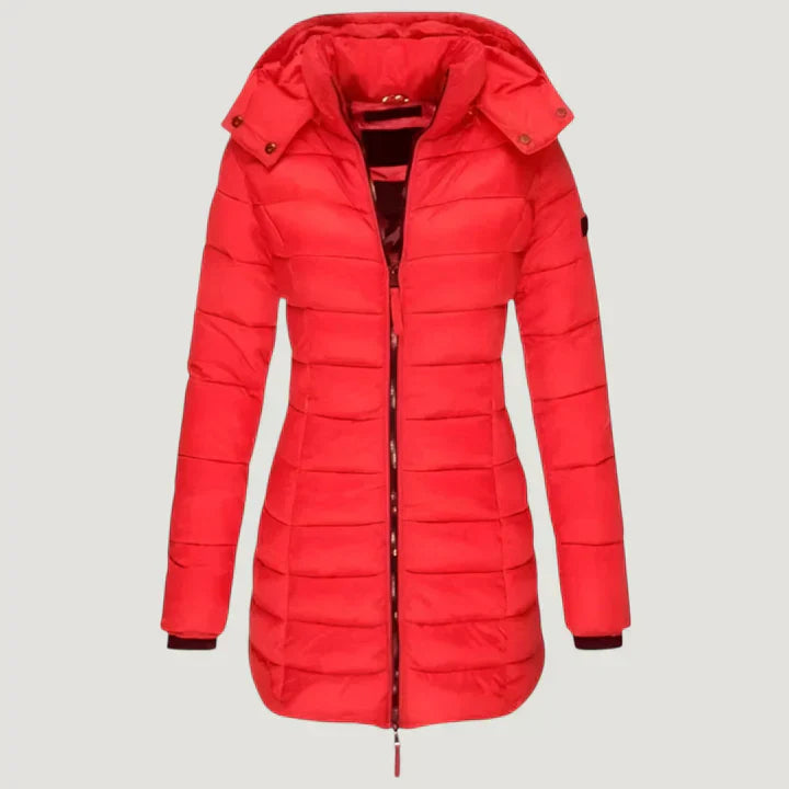 Long Hooded Jacket For Women | Brielle