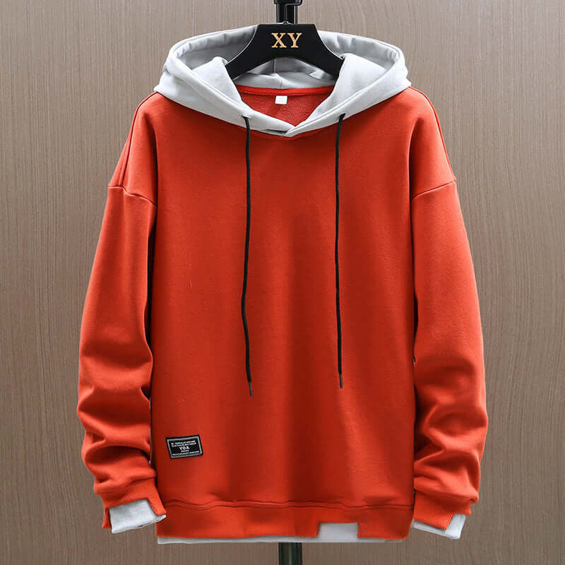 Two Tone Pullover Hoodie For Men | Kieran