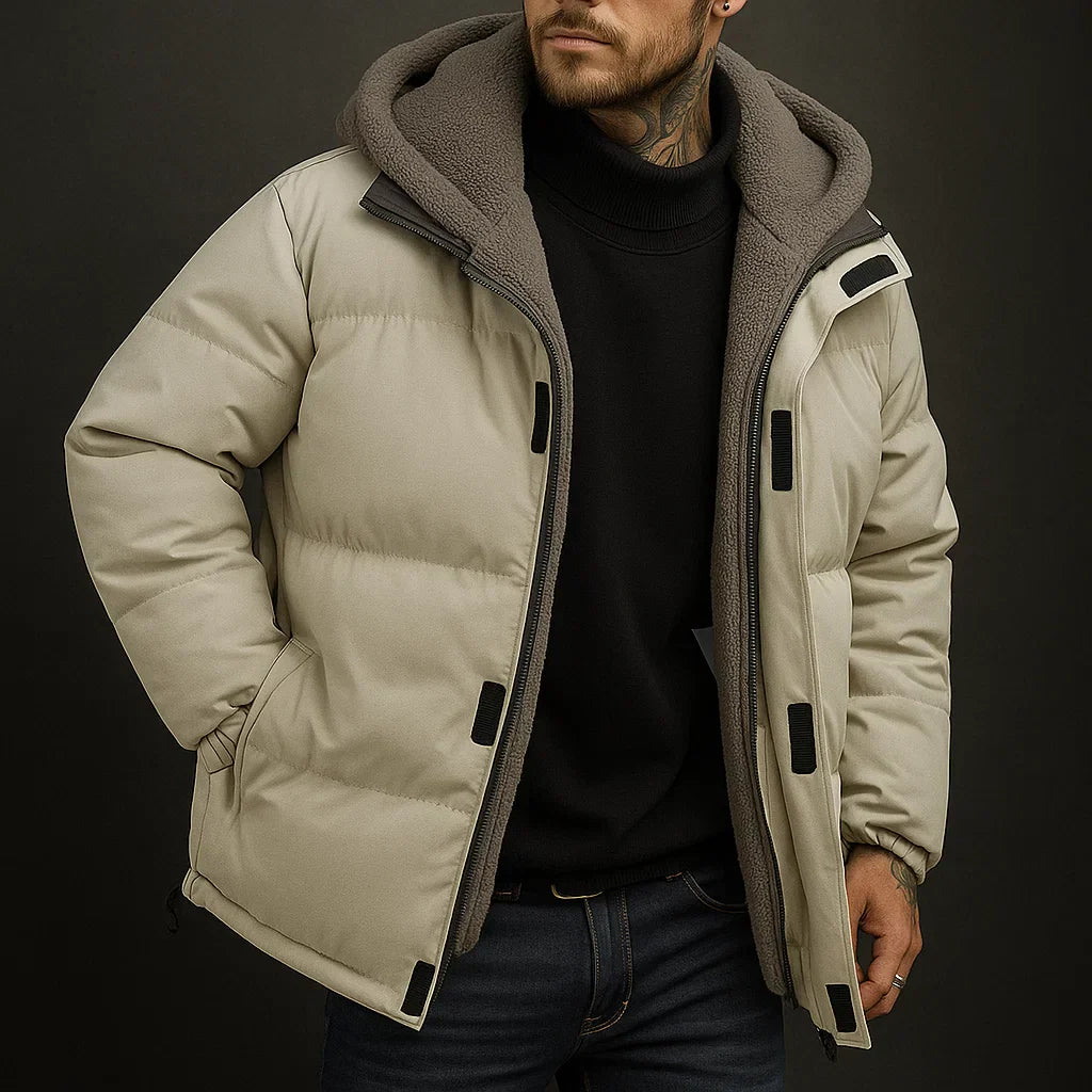 Hooded Padded Jacket for Men | Ronan