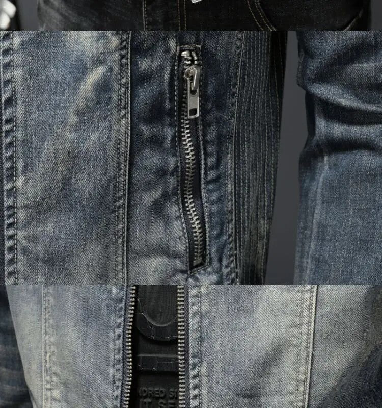 Retro Zip Front Jacket For Men | Matteo