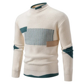 Colour-Block Knit Sweater for Men | Rowan