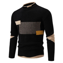 Colour-Block Knit Sweater for Men | Rowan