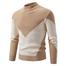 Colour-Block Knit Sweater for Men | Rowan